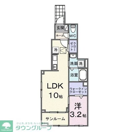 グラースフルールの物件間取画像